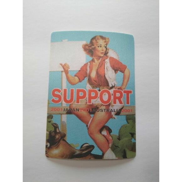 Bob Dylan Backstage Pass Original 2001 World Tour Folk Rock Music Sexy Lady Blue - Picture 3 of 5